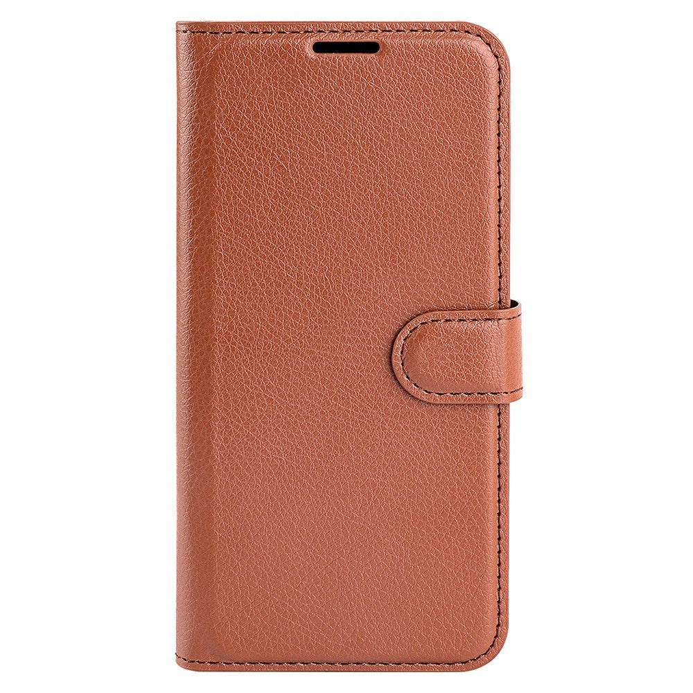 EIDERWOOD Xiaomi 14T Pro Litchi Læder Mobil Cover m. Pung - Brun