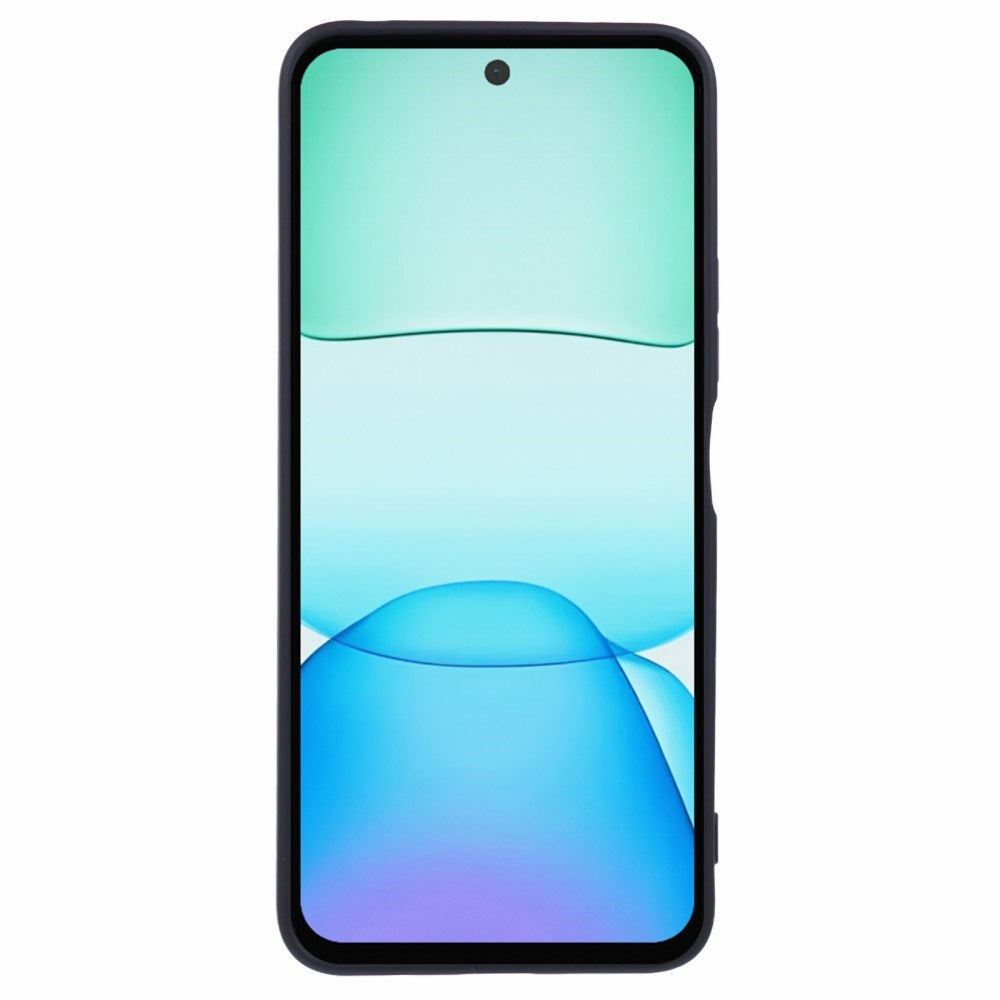 EIDERWOOD Xiaomi Redmi 13 Cover i Slidstærkt og Fleksibelt Plastik - Sort