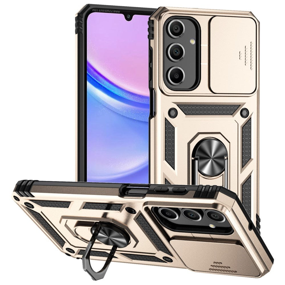 EIDERWOOD Samsung Galaxy A16 (4G/5G) Håndværker Mobil Cover m. Magnetisk Kickstand & Cam Slider - Guld