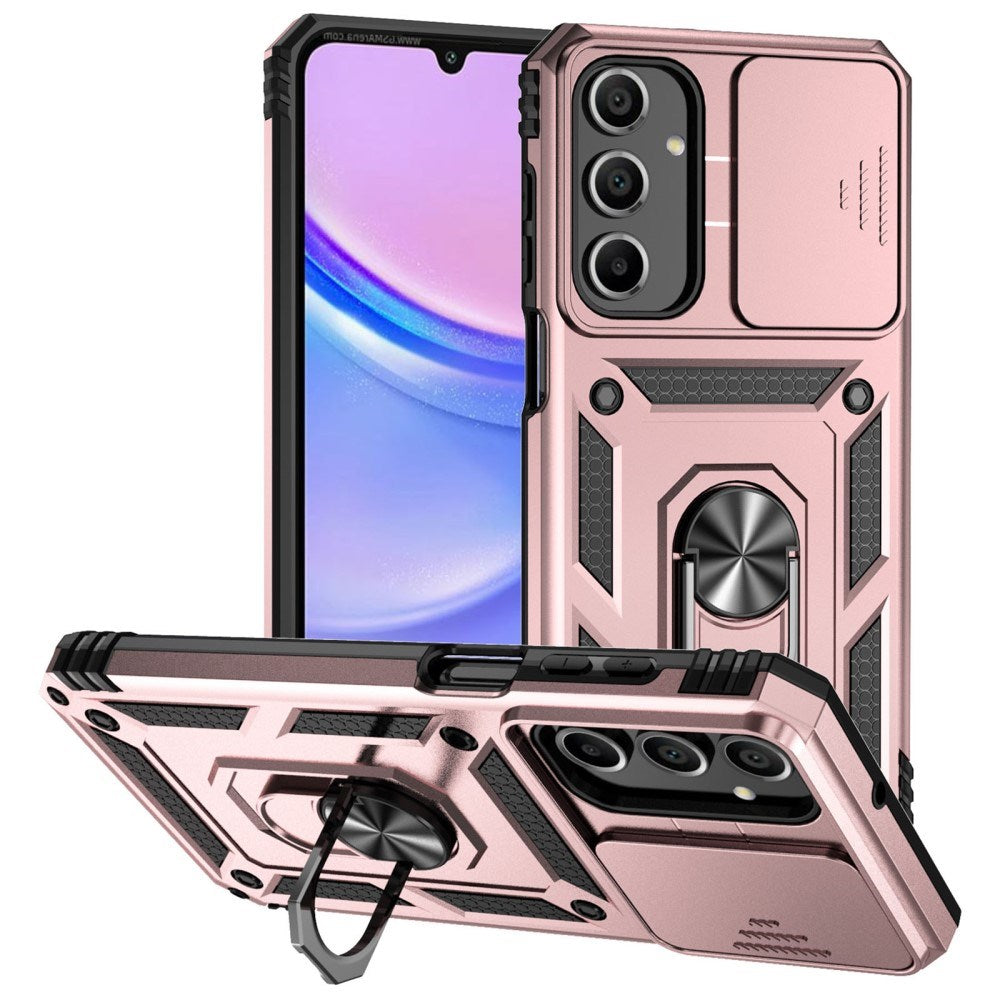 EIDERWOOD Samsung Galaxy A16 (4G/5G) Håndværker Mobil Cover m. Magnetisk Kickstand & Cam Slider - Rose Gold