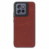 EIDERWOOD Blødt Bagsidecover til Motorola Edge Neo - Brun