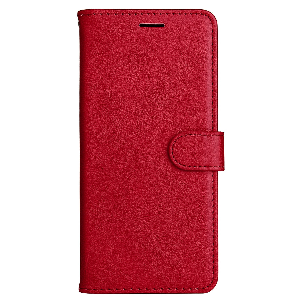 Motorola Edge 50 Wallet Flip Cover - i læder m. Pung - Rød