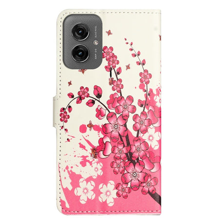 EIDERWOOD Motorola Moto G55 Flip Cover - Kortholder og Ståfunktion - Blomster