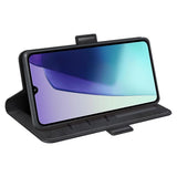 EIDERWOOD Xiaomi Redmi 14C / Poco C75 - Kunstlæder Flip Cover m. Kortholder & Stander - Sort