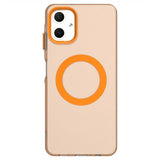 EIDERWOOD Samsung Galaxy A06 Hybrid Plast Bagside Cover - MagSafe Kompatibel - Gennemsigtig / Lilla