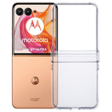 EIDERWOOD Motorola Razr 50 Ultra 5G Crystal Clear - Shockproof Fleksibel Plastik Cover - Gennemsigtig