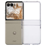 EIDERWOOD Motorola Razr 50 5G Crystal Clear - Shockproof Fleksibel Plastik Cover - Gennemsigtig