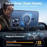 TORRAS - iPhone 16 Pro - Hybrid Cover - MagSafe Kompatibel - Black