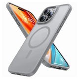 Torras iPhone 16 Pro Hybrid Mobil Cover - MagSafe Kompatibel - Titanium Grey