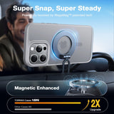 TORRAS - iPhone 16 Pro - Hybrid Cover - MagSafe Kompatibel - Grå