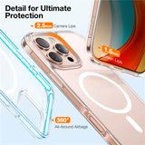 TORRAS - iPhone 16 Pro - Fleksibelt Plastik Cover - MagSafe Kompatibel - Gennemsigtig