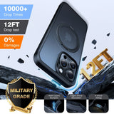 TORRAS - iPhone 16 Pro - Plastik Cover m. Kickstand Ring - MagSafe Kompatibel - Sort