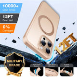 TORRAS - iPhone 16 Pro - Plastik Cover m. Kickstand Ring - MagSafe Kompatibel - Rose Gold