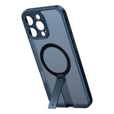 TORRAS - iPhone 16 Pro - Fleksibel Plastik Cover m. Roterende Kickstand - MagSafe Kompatibel - Sort