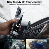 TORRAS - Samsung Galaxy S24 Ultra - Hybrid Cover m. Kickstand - MagSafe Kompatibel - Gennemsigtig