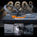 TORRAS - iPhone 15 Pro - Hybrid Plastik Cover m. Ståfunktion - MagSafe Kompatibel - Sort