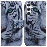 EIDERWOOD - Samsung Galaxy S25 - Kunstlæder Flip Case m. Motiv - Tiger