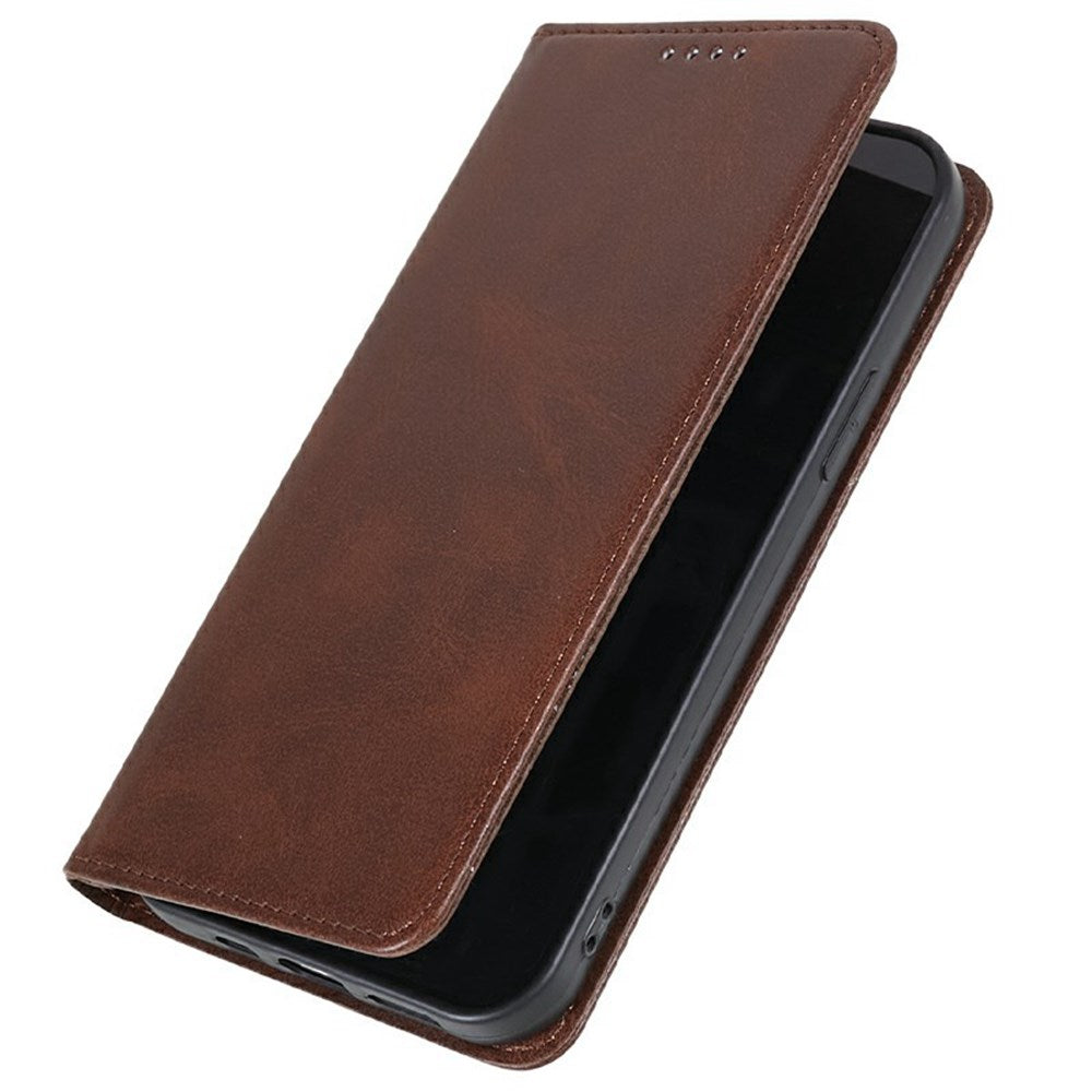 EIDERWOOD Xiaomi Redmi Note 14 Pro 5G - Cover i kunstlæder m. Kortholder & Magnetisk Luk - Brun