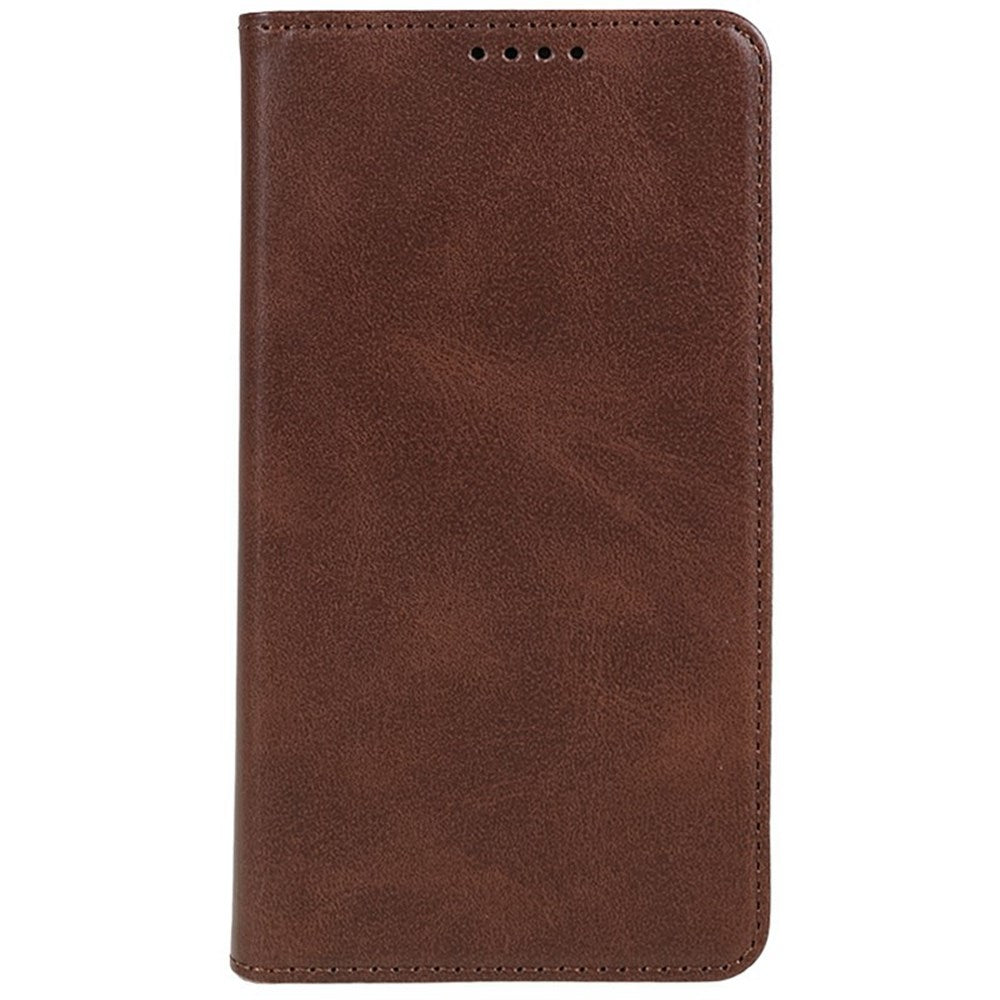 EIDERWOOD Xiaomi Redmi Note 14 Pro 5G - Cover i kunstlæder m. Kortholder & Magnetisk Luk - Brun