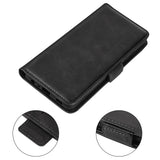 EIDERWOOD Motorola Moto G55 Wallet Flip Cover - i læder m. Pung - Sort