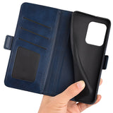 EIDERWOOD Motorola Edge 50 Neo Wallet Flip Cover - i læder m. Pung - Sort