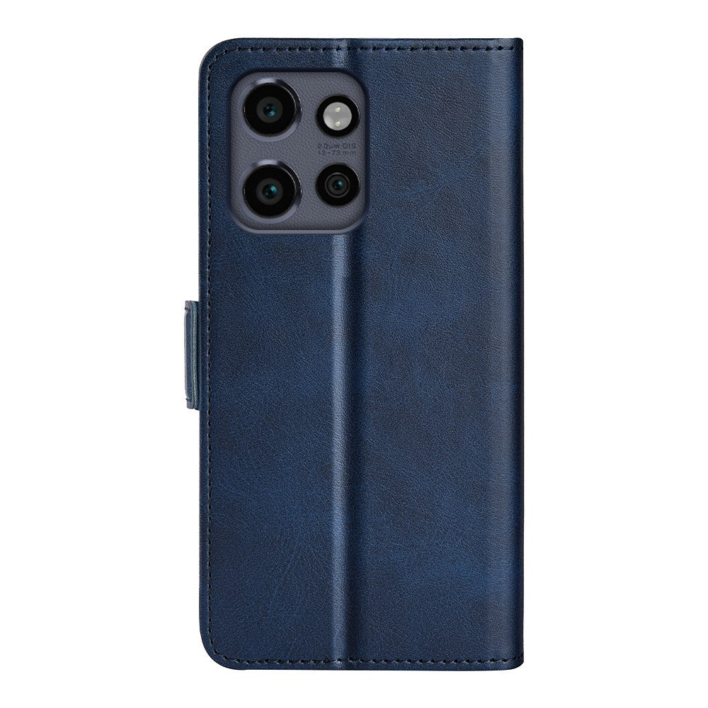 EIDERWOOD Motorola Edge 50 Neo Wallet Flip Cover - i læder m. Pung - Sort