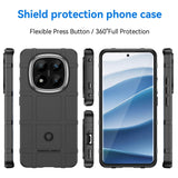 EIDERWOOD Xiaomi Redmi Note 14 Pro+ Rugged Shield Series Håndværker Mobil Cover - Sort