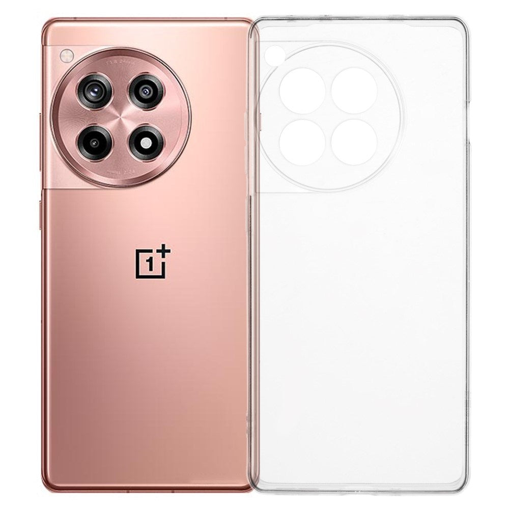OnePlus 12R - EIDERWOOD Fleksibelt Plastik Bagside Cover - Gennemsigtig