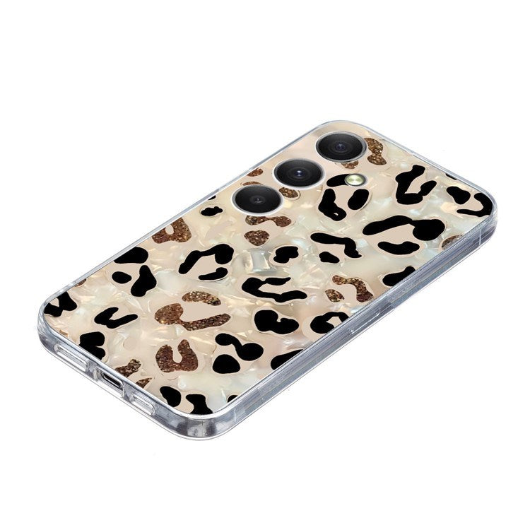 EIDERWOOD Samsung Galaxy S25 FE Fleksibel Plastik Mobil Cover m. Motiv - Leopard