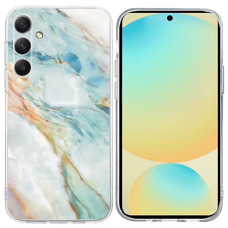 EIDERWOOD Samsung Galaxy S25 FE Fleksibel Plastik Mobil Cover m. Motiv -Marmor