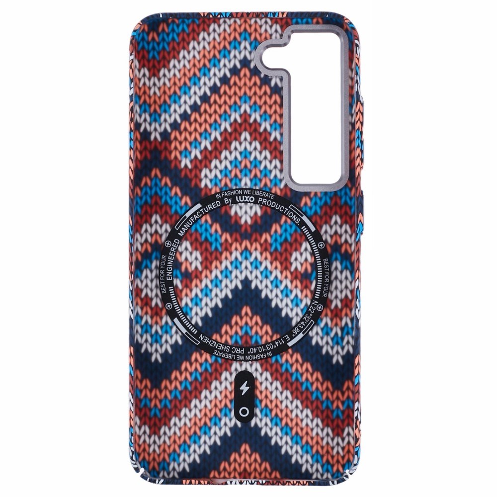 EIDERWOOD - Mønstret Carbon Cover - Samsung Galaxy S23 - MagSafe Kompatibel - Retro Pattern