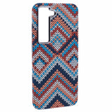 EIDERWOOD - Mønstret Carbon Cover - Samsung Galaxy S23 - MagSafe Kompatibel - Retro Pattern