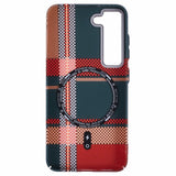 EIDERWOOD - Mønstret Carbon Cover - Samsung Galaxy S23 - MagSafe Kompatibel - Light Checkered Pattern