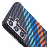 EIDERWOOD - Mønstret Carbon Cover - Samsung Galaxy S24 - MagSafe Kompatibel - Colorful Stripes