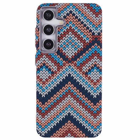 EIDERWOOD - Mønstret Carbon Cover - Samsung Galaxy S24 - MagSafe Kompatibel - Retro Pattern