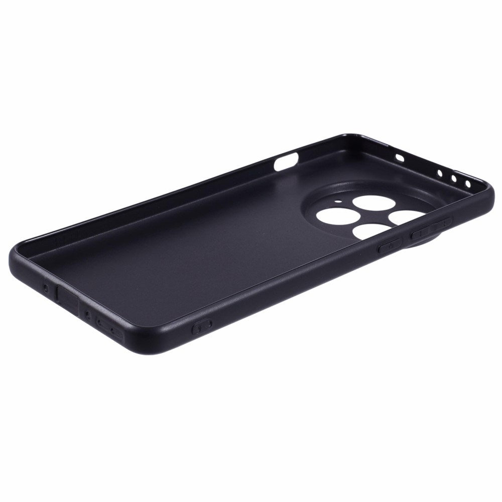 EIDERWOOD OnePlus 13 Fleksibelt Plastik Cover - Blank Overflade - Sort