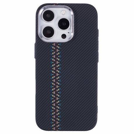 EIDERWOOD - Mønstret Carbon Cover - iPhone 14 Pro - MagSafe Kompatibel - Dark ZigZag Pattern