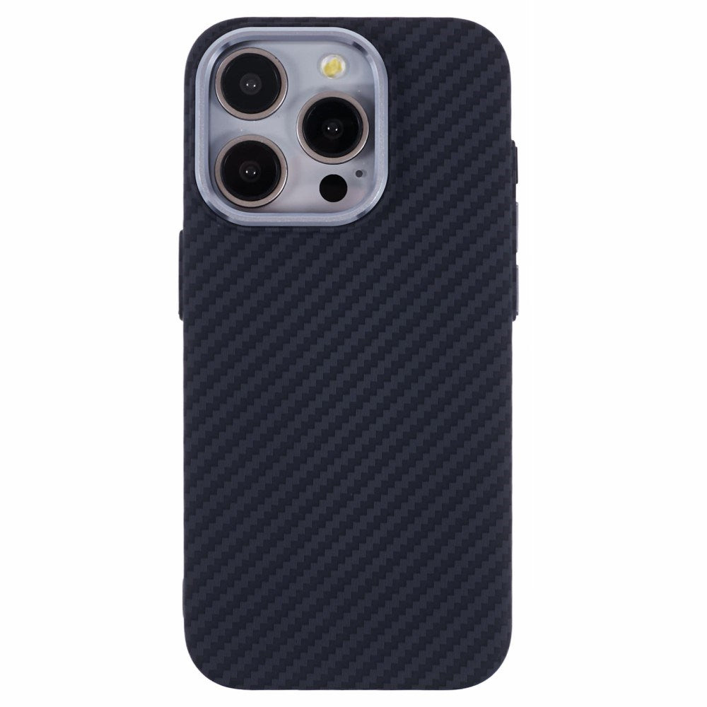 EIDERWOOD - Mønstret Carbon Cover - iPhone 12/12 Pro - MagSafe Kompatibel - Black