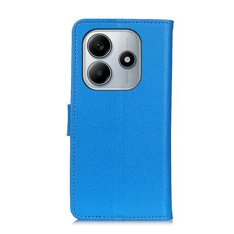 EIDERWOOD - Xiaomi Redmi Note 14 (4G) - Kunstlæder Flip Cover m. Kortholder & Ståfunktion - Blå