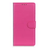 EIDERWOOD - Xiaomi Redmi Note 14 (4G) - Kunstlæder Flip Cover m. Kortholder & Ståfunktion - Pink