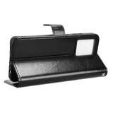 HMD Fusion / Fusion X1 - EIDERWOOD Kunstlæder Flip Cover m. Strop - Sort