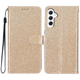 EIDERWOOD Samsung Galaxy A36 (5G) Læder Mobil Cover m. Pung & Strop - Glimmer - Guld