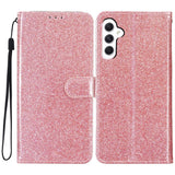 EIDERWOOD Samsung Galaxy A36 (5G) Læder Mobil Cover m. Pung & Strop - Glimmer - Rose Gold