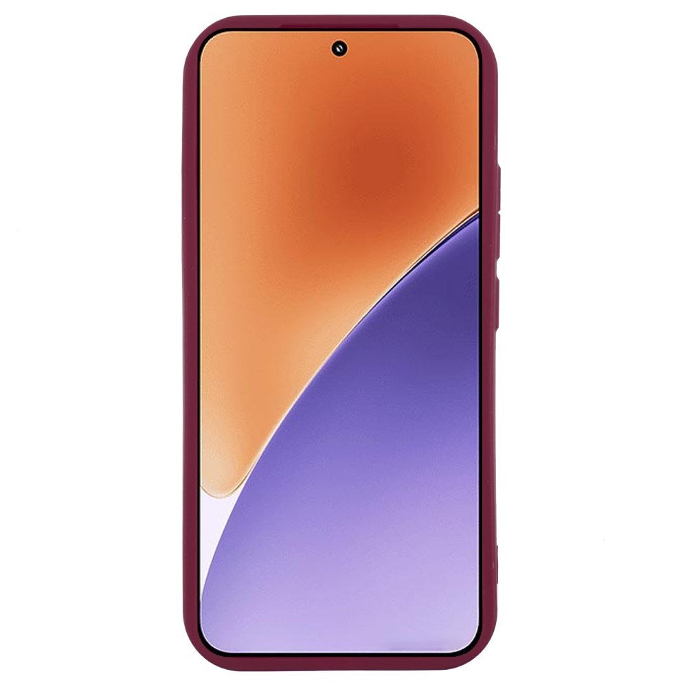 EIDERWOOD - Xiaomi 15 - Anti-Slip Fleksibelt Plastik Cover - Rød