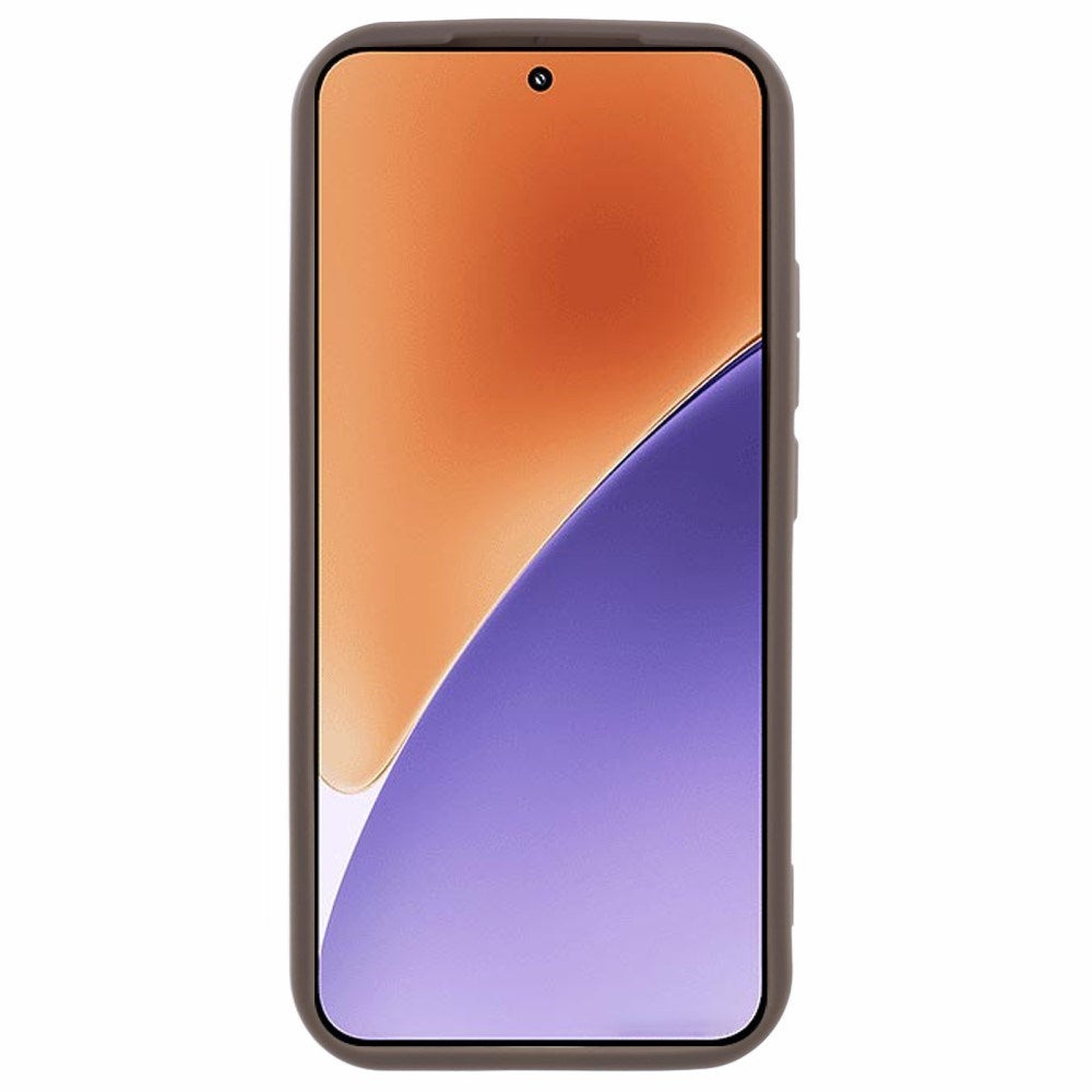 EIDERWOOD - Xiaomi 15 - Anti-Slip Fleksibelt Plastik Cover - Brun