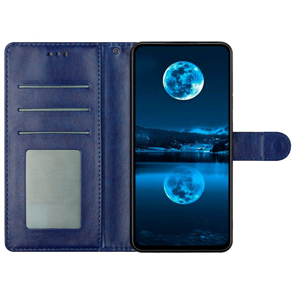 Xiaomi Redmi Note 14 Pro (5G) / Poco X7 - EIDERWOOD Kunstlæder Flip Cover m. Strop - Blå