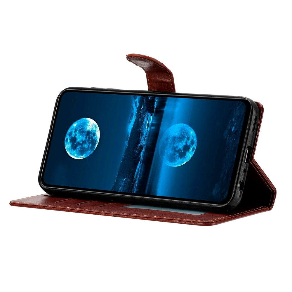 Xiaomi Redmi Note 14 Pro (5G) / Poco X7 - EIDERWOOD Kunstlæder Flip Cover m. Strop - Brun