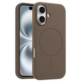 EIDERWOOD iPhone 16 Silikone Mobil Cover - MagSafe Kompatibel - Brun