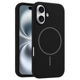 EIDERWOOD iPhone 16 Plus Silikone Mobil Cover - MagSafe Kompatibel - Sort