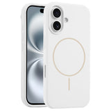 EIDERWOOD iPhone 16 Plus Silikone Mobil Cover - MagSafe Kompatibel - Hvid